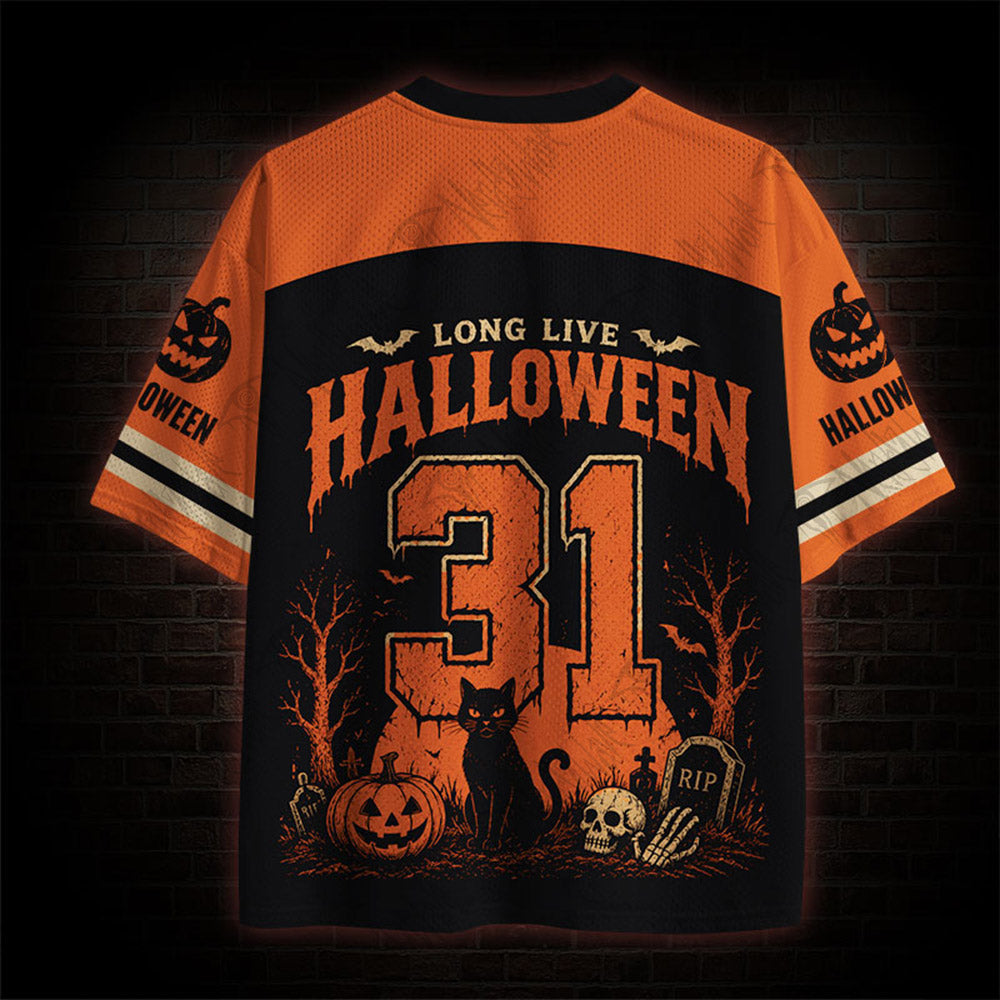 Long Live Halloween Mesh Jersey