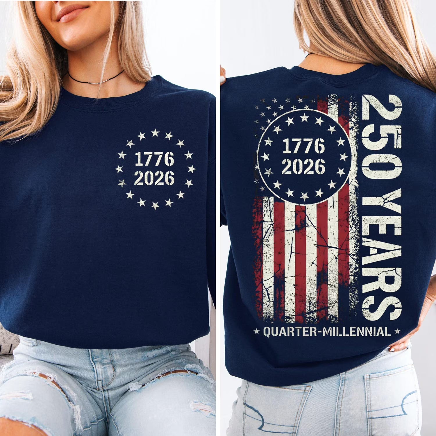 America 250 Anniversary 1776–2026 USA T-Shirt