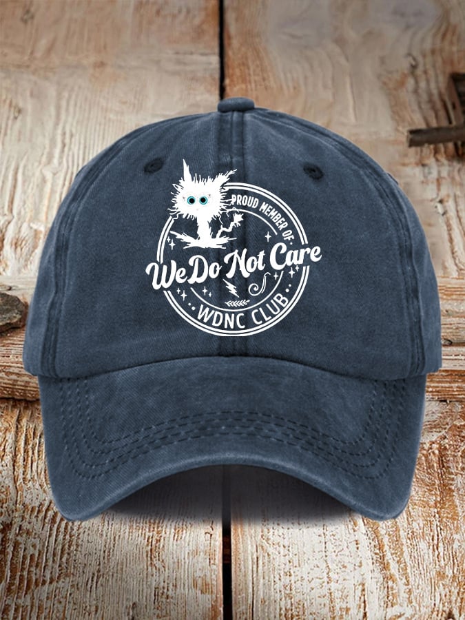 Retro Proud Member Of WDNC Club Menopause Perimenopause Print Baseball Cap