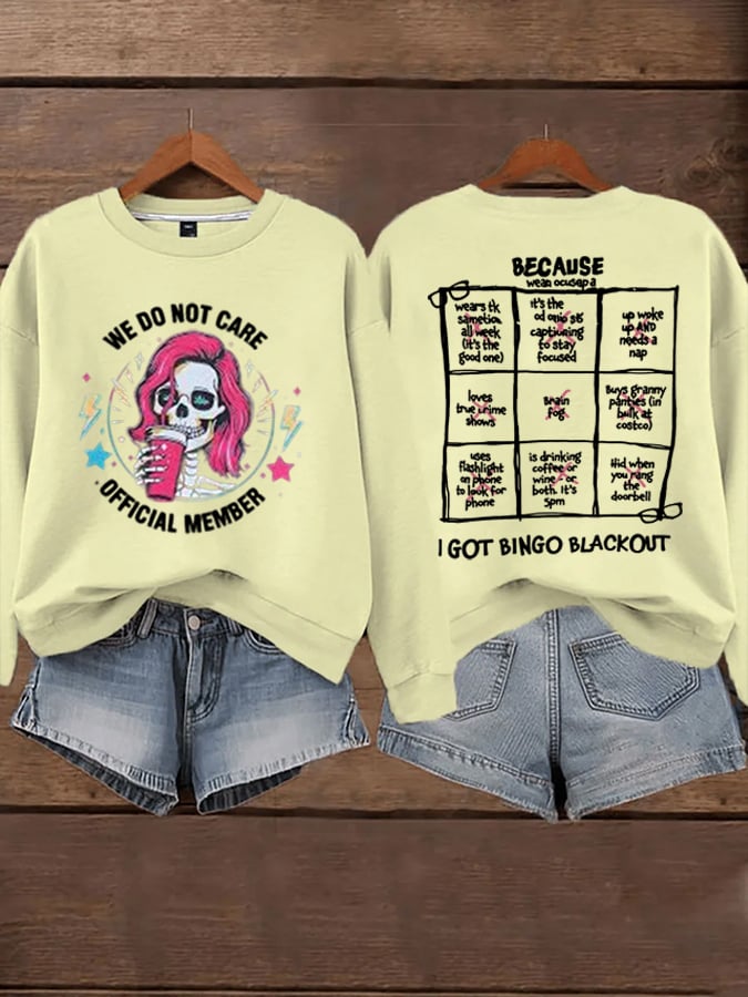 Women's WDNC Menopause And Perimenopause Print Sweatshirt