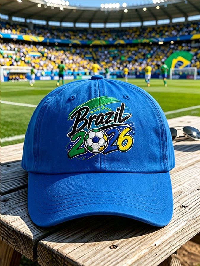 Brazil Print Hat