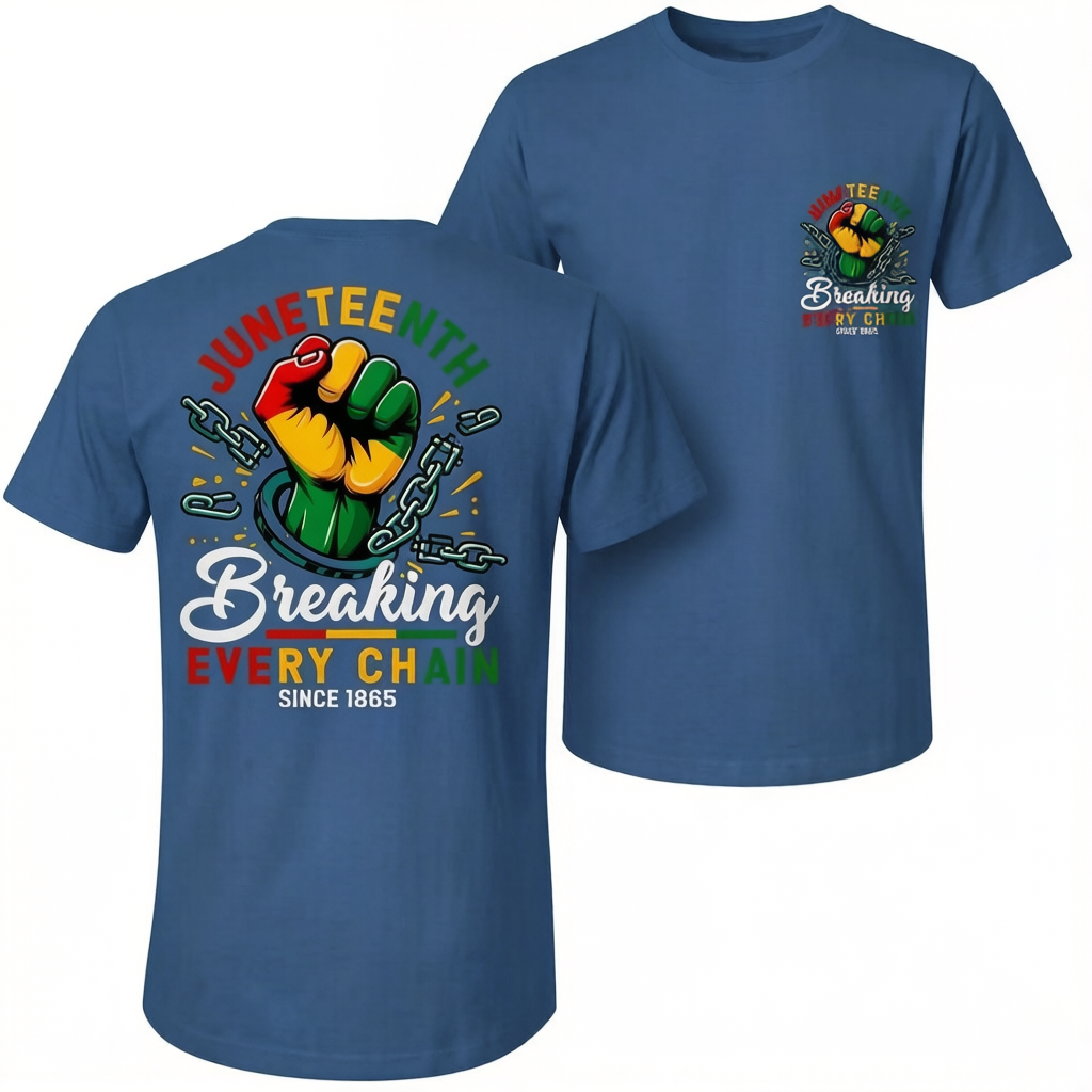 Unisex Juneteenth 1865 Hot Stamped T-Shirt