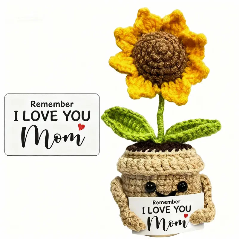 Handmade Crocheted Cute Sunflower Mini Gift - Perfect for Mother's Day & Birthday🎁