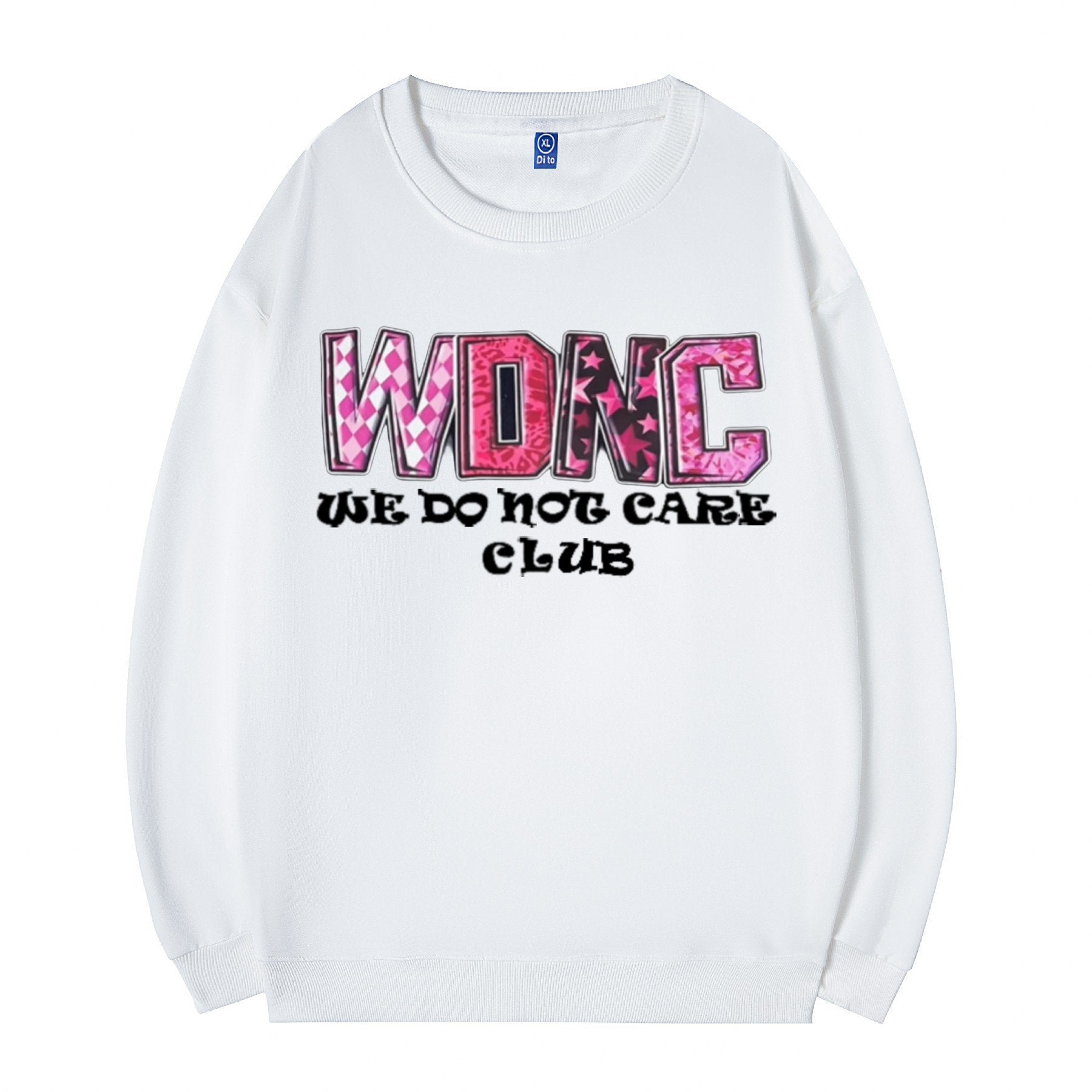 Women's Retro Funny Proud Member Of Club We Do Not Care Menopause Perimenopause Print sweatshirt