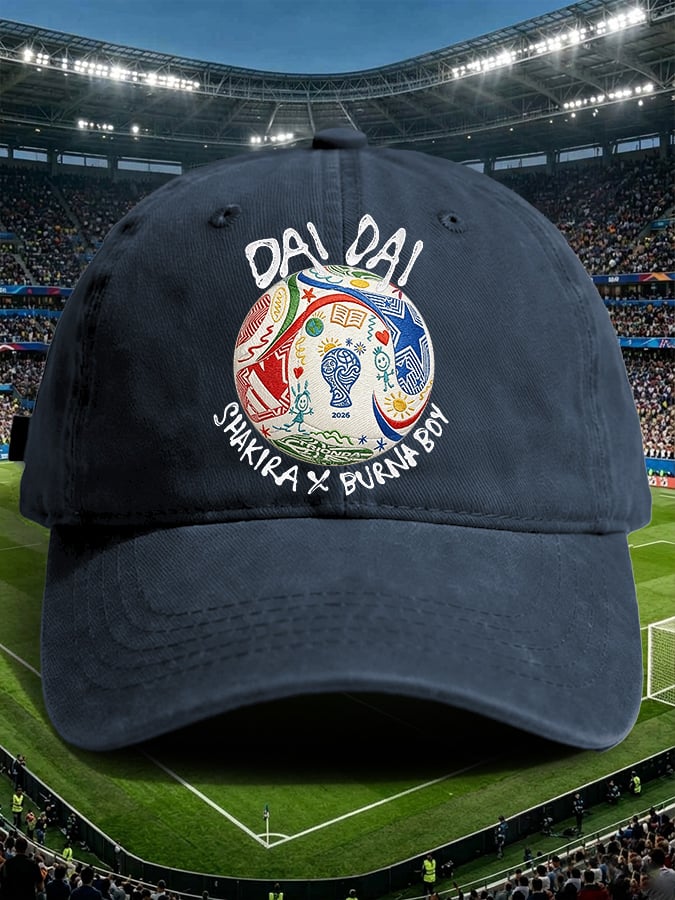 Retro Dai Dai Print Baseball Cap