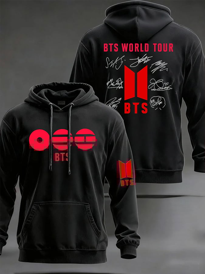 Men'S 2026 Bts Comeback Printed Hoodie