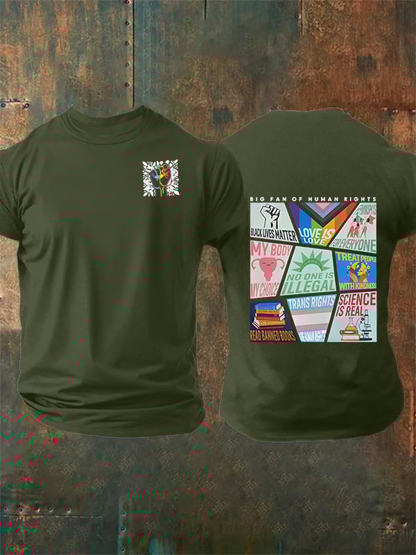 Men's speaks my beliefs Print T-Shirt