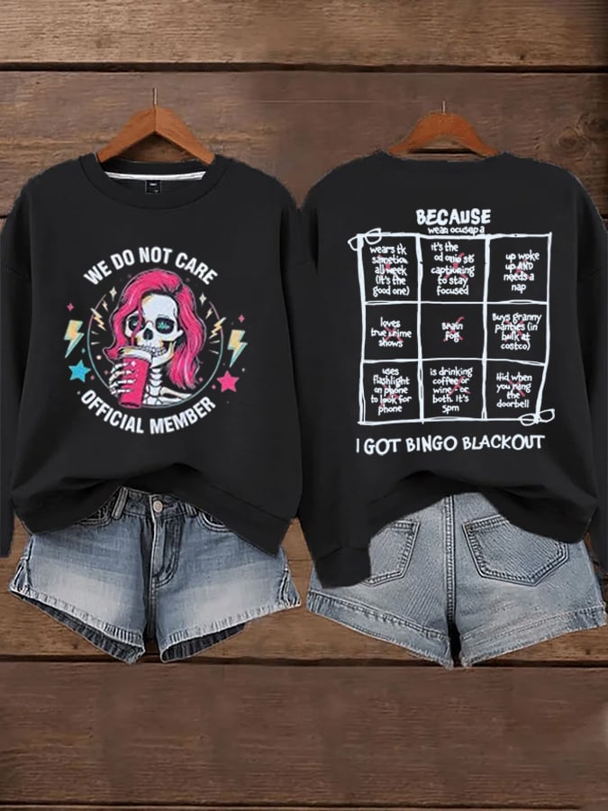 Women's WDNC Menopause And Perimenopause Print Sweatshirt