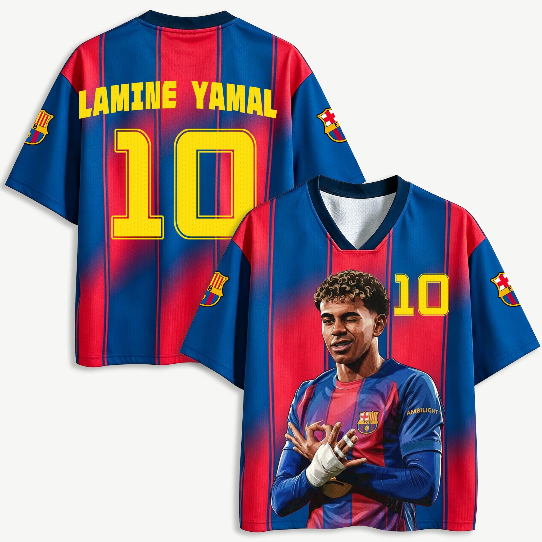2026 Lamine Yamal #10 Barcelona Mesh Jersey