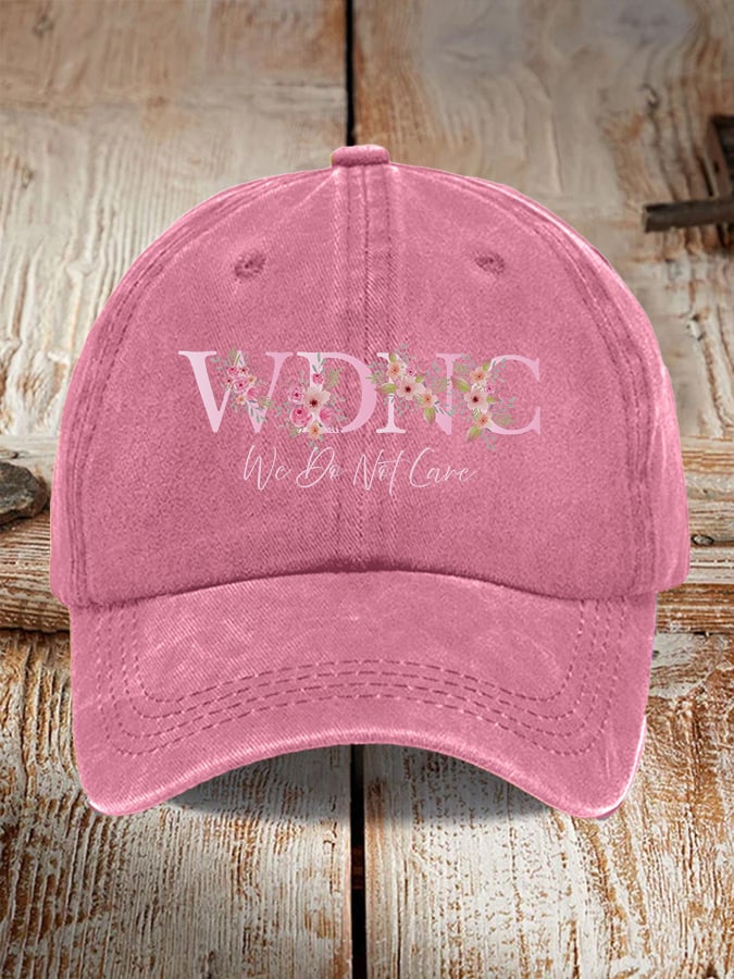 Retro Funny WDNC Menopause Perimenopause Print Baseball Cap