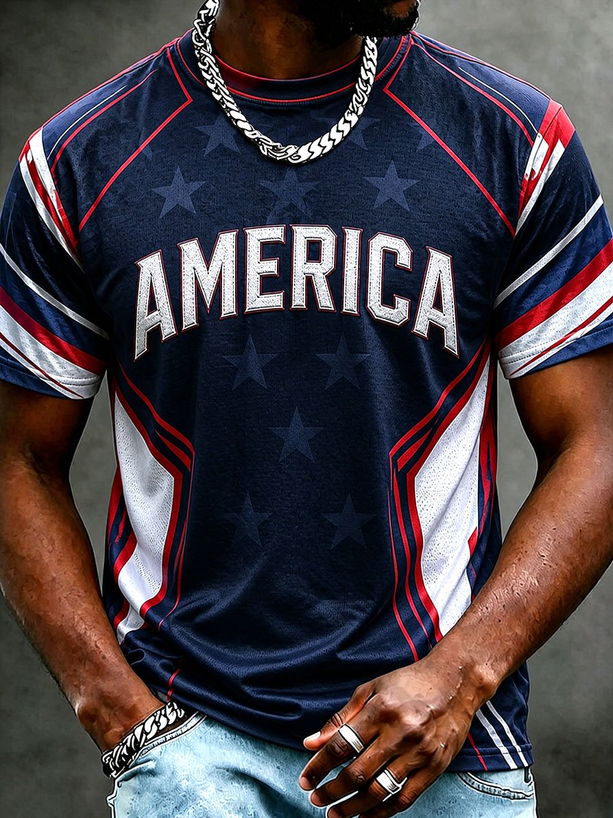 Men's American Football Fan T-Shirt