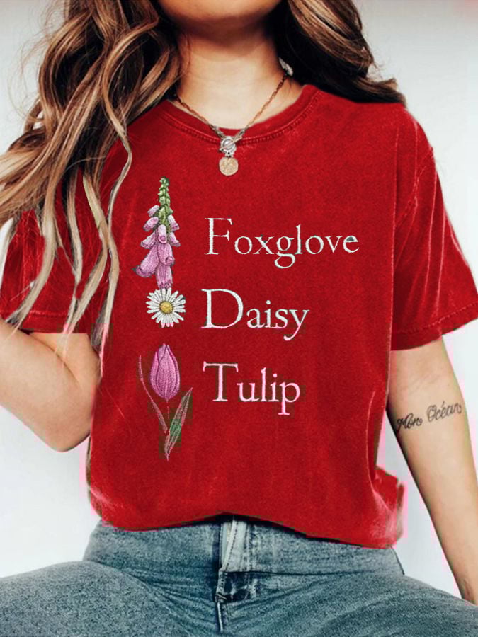 Women's Floral FDT Print T-Shirt