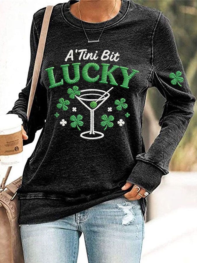 Women's A Tini Bit Irish Sweatshirt