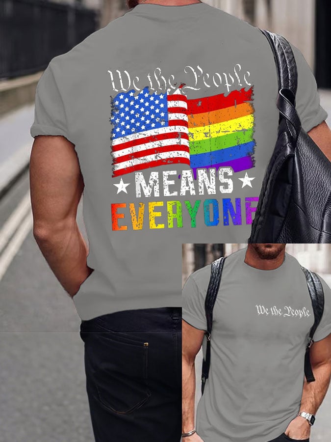 Men's Pride Month We The People Print T-Shirt
