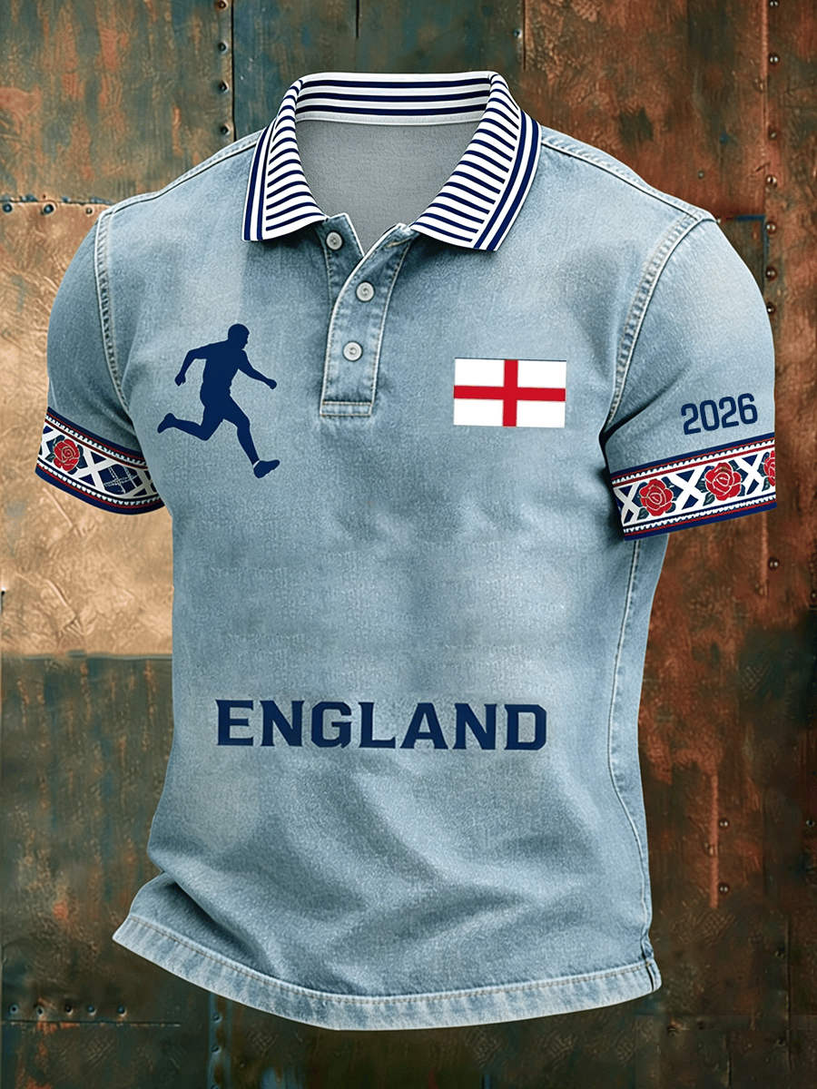 Men's British Football Fan Short-Sleeve T-Shirt