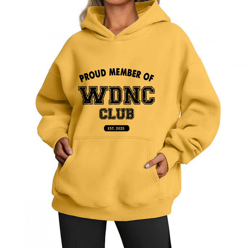 Women's Retro Fun "We Don't Care About Menopause/Perimenopause" Printed Pullover Sweatshirt