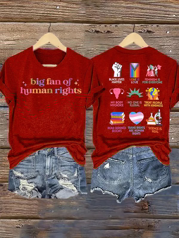 Women's staunch supporter of human rights T-Shirt