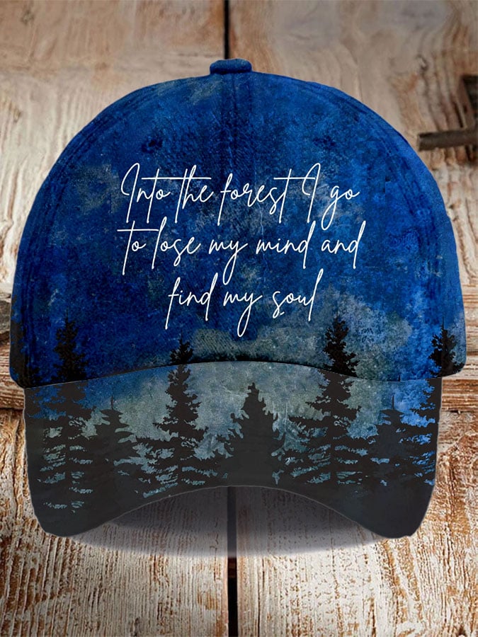 Unisex National Park Print Casual Hat