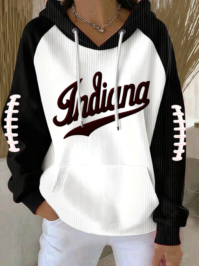 Women's Football Printed Sweatshirt