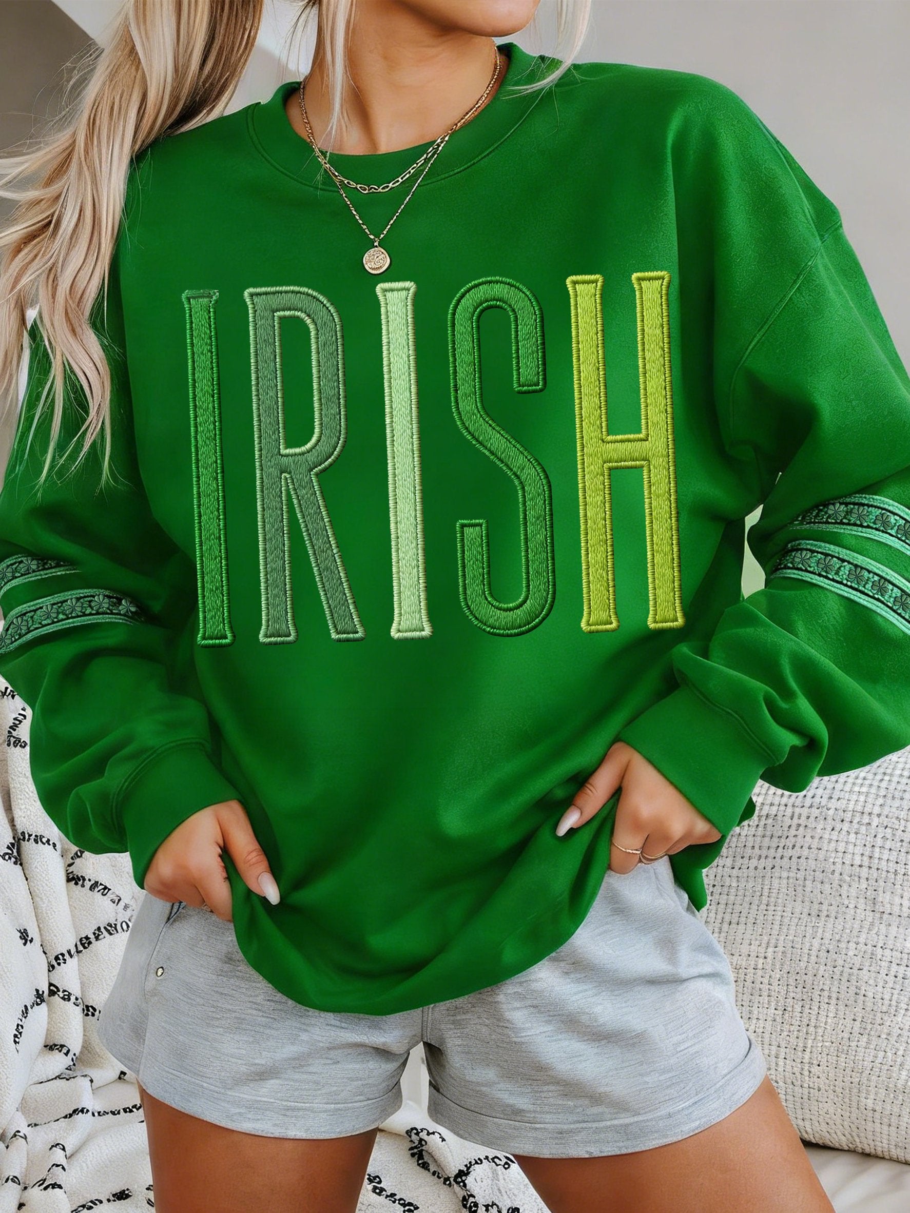 Women's St. Patrick's Day Printed Top