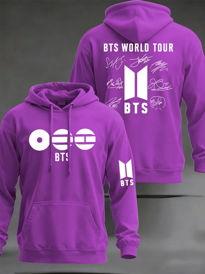 Men'S 2026 Bts Comeback Printed Hoodie