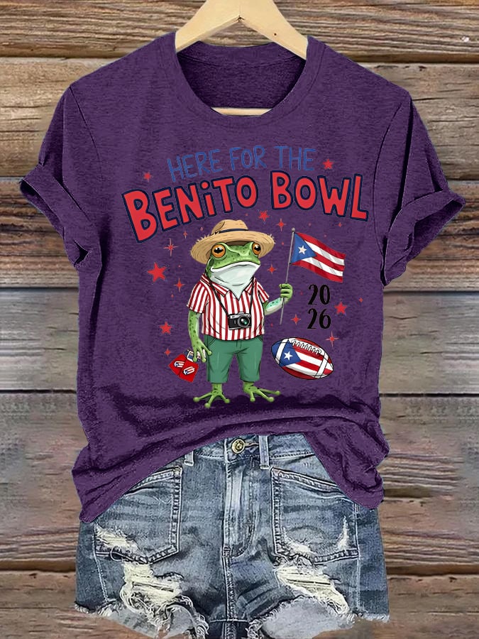 Women's Benito Bowl Puerto Rico Football T-Shirt