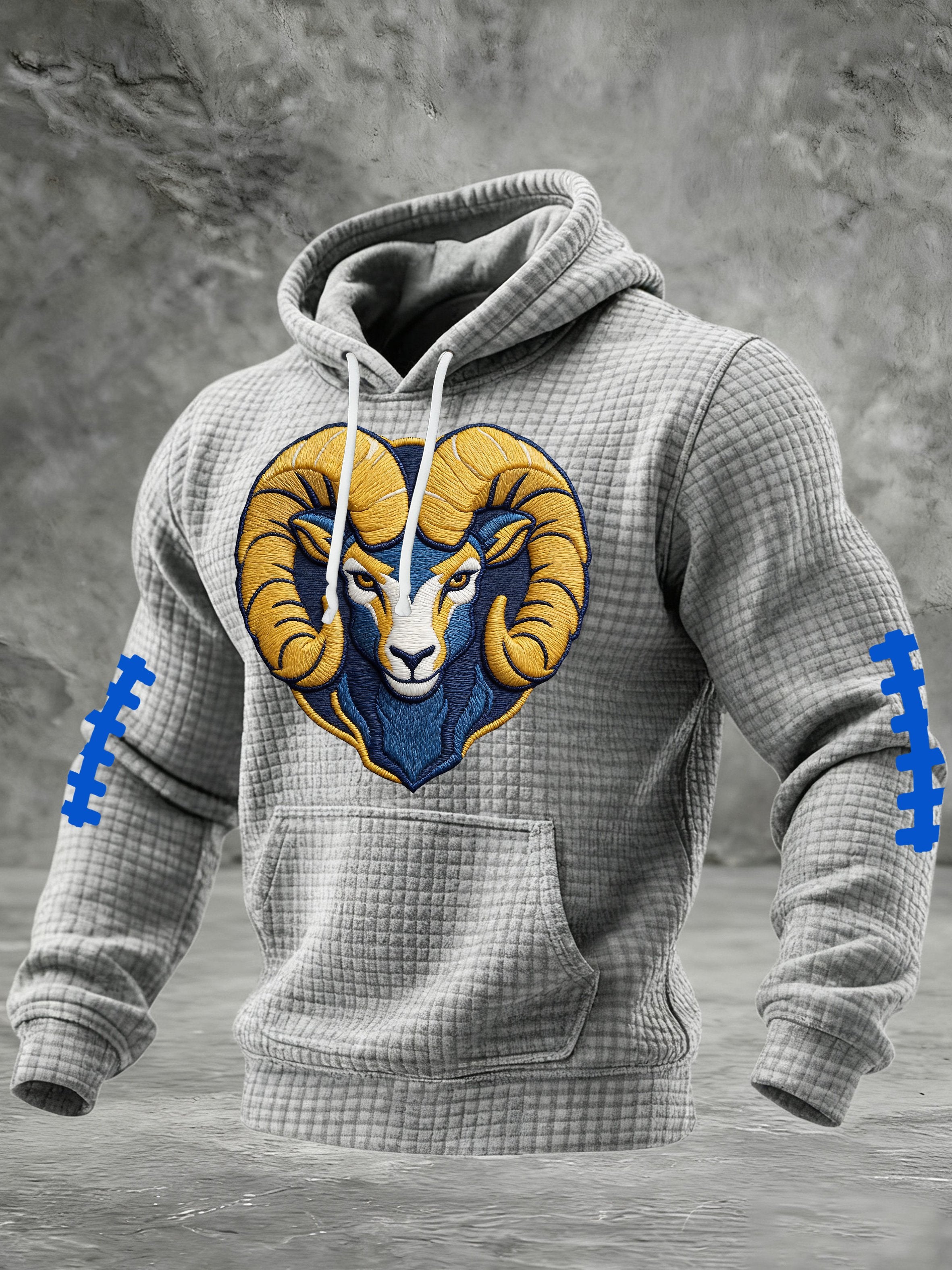 Men's Rugby Print Sweatshirt