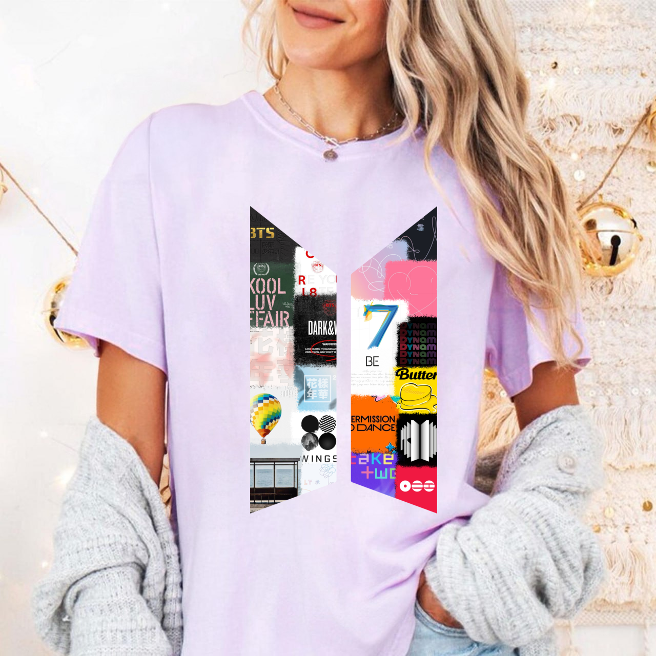 Women's BTS album logo T-shirt