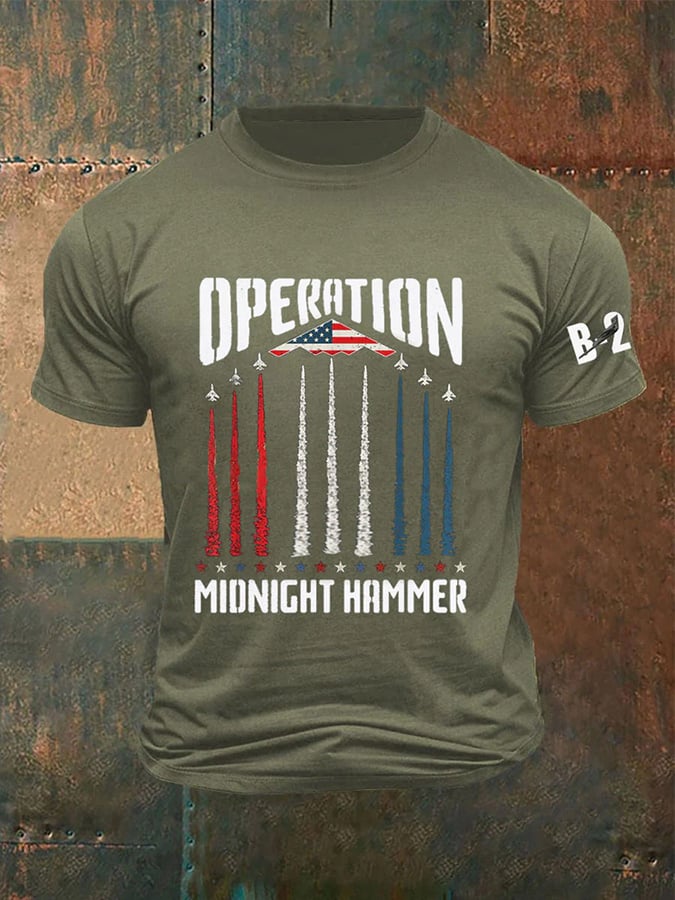 Men's Midnight Hammer B-2 Spirit Printed T-shirt