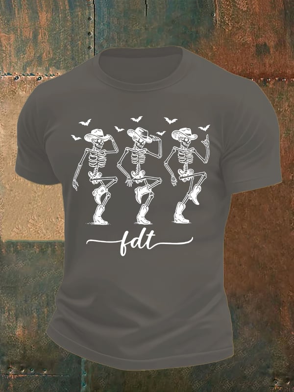 Men's Cowboy Skull T-Shirt