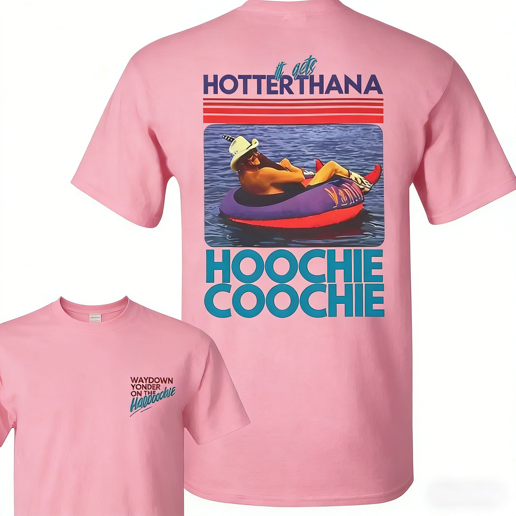 Unisex Meme Summer Hotter Than A Hoochie Coochie T-Shirt
