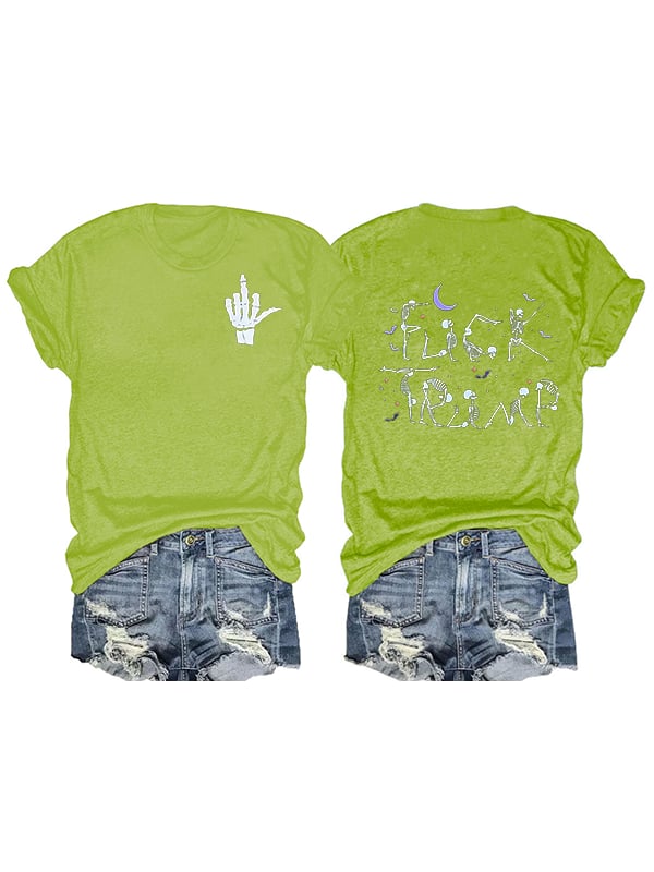 Women's Halloween FDT Printed T-shirt