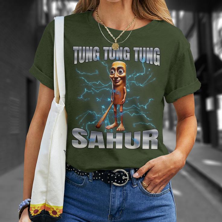 Women's Tung Tung Sahur Cadeau Humoristique T-Shirt