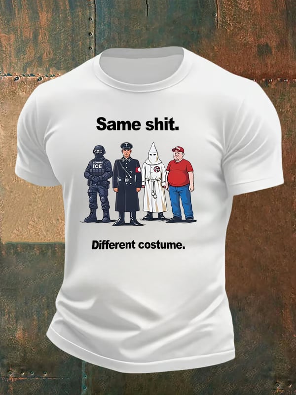 Men's Different costume Print T-Shirt