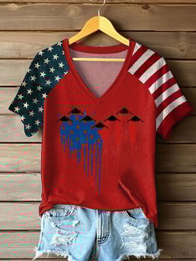 Women's Midnight Hammer Print Casual T-Shirt