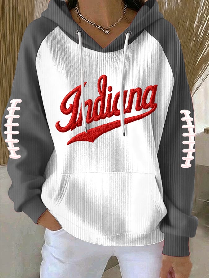 Women's Football Printed Sweatshirt