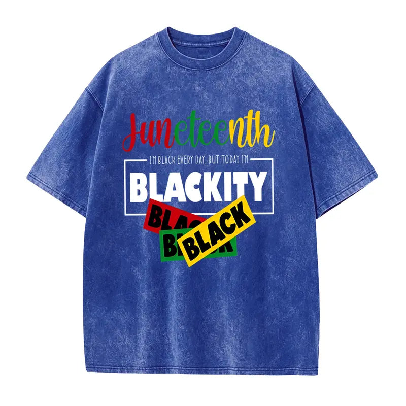 Unisex Juneteenth 1865 Washed T-Shirt