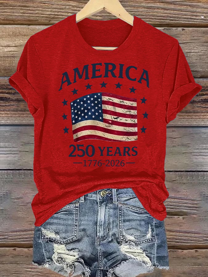 Women's America 250 Print T-Shirt