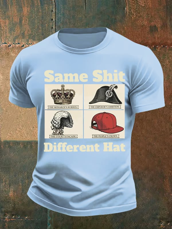 Men's Same Shit Different Hat FDT Print T-Shirt