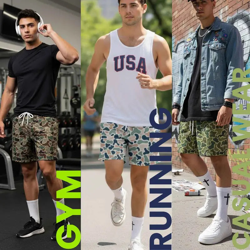 Unisex Summer Camouflage Hunting Shorts