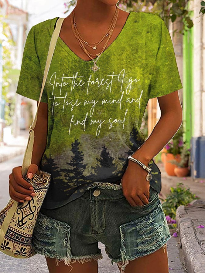 Women's National Park Print T-shirt