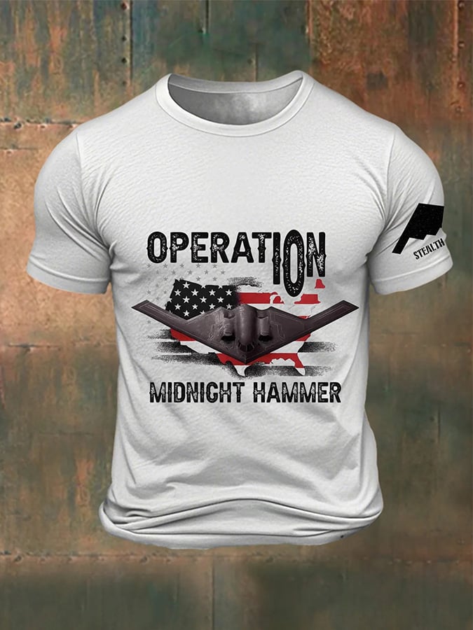 Men's Midnight Hammer B-2 Spirit Printed T-shirt
