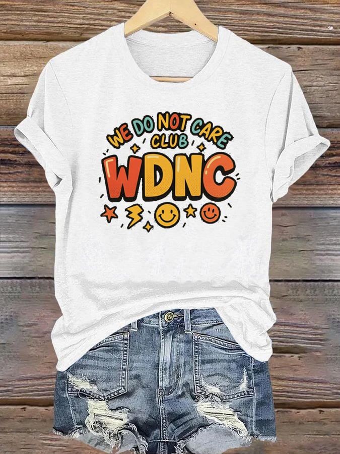 Women's Retro Funny Proud Member Of Club Menopause Perimenopause Print T-Shirt