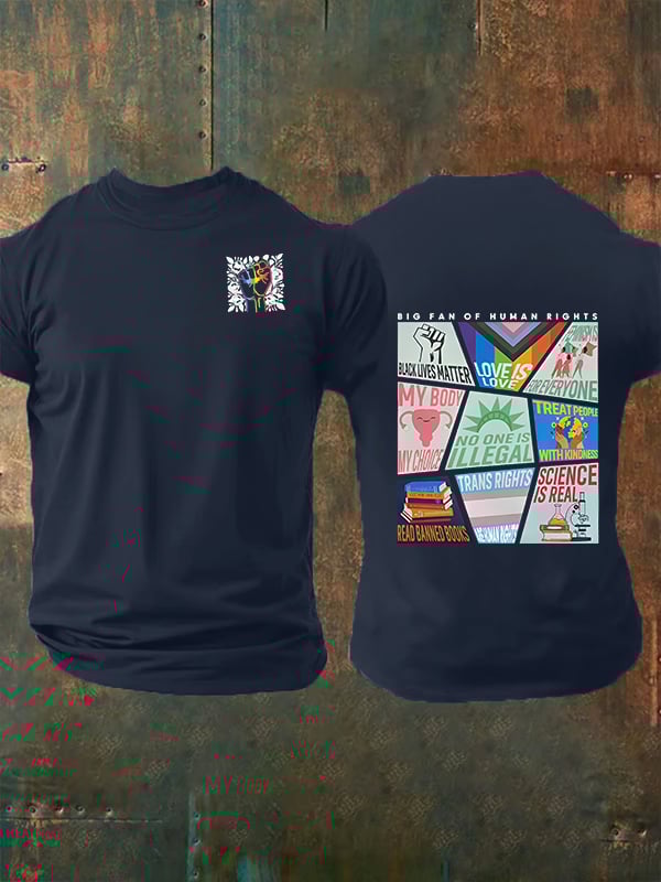 Men's speaks my beliefs Print T-Shirt