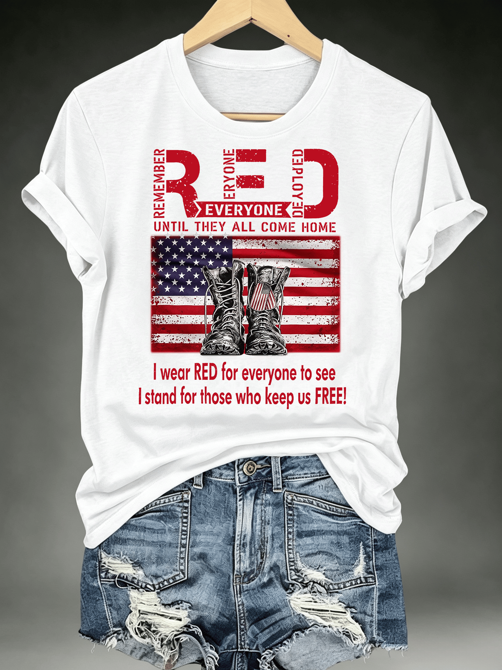 Women's Red Friday Veterans Shirt