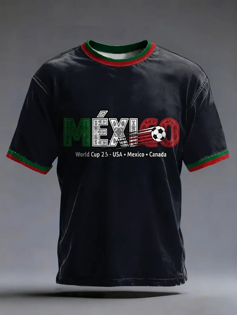 Men's Mexico Soccer Print T-shirt