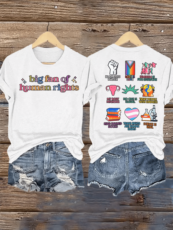 Women's staunch supporter of human rights T-Shirt