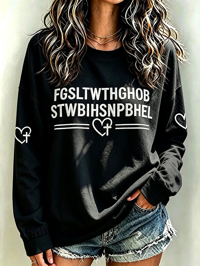 Women's FGSLTWTHGHOB STWBIHSNPBHEL Faith Print Top