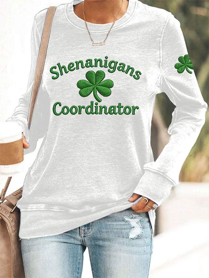 Women's Casual Printed Sweatshirt