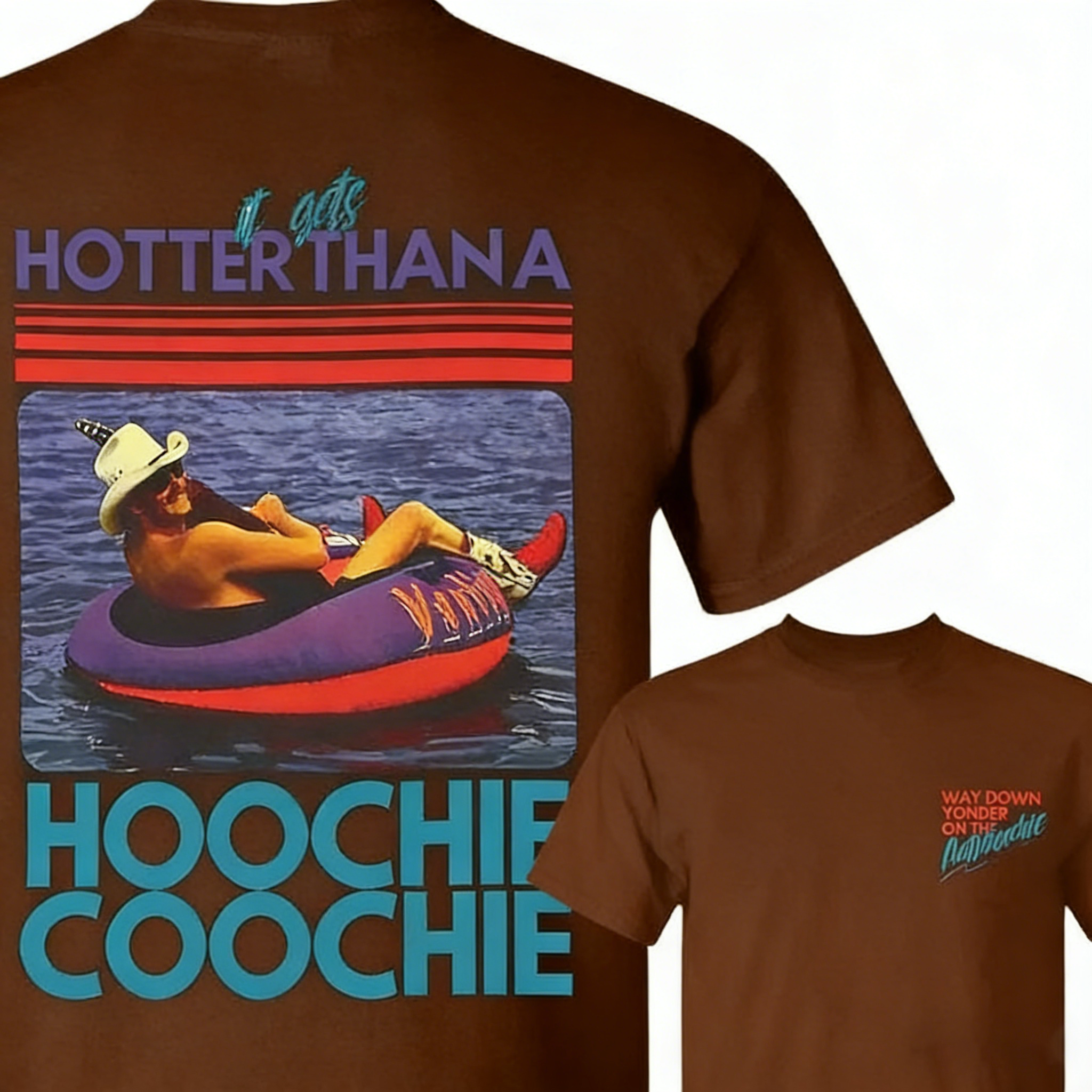 Men's Meme Summer Hotter Than A Hoochie Coochie T-Shirt